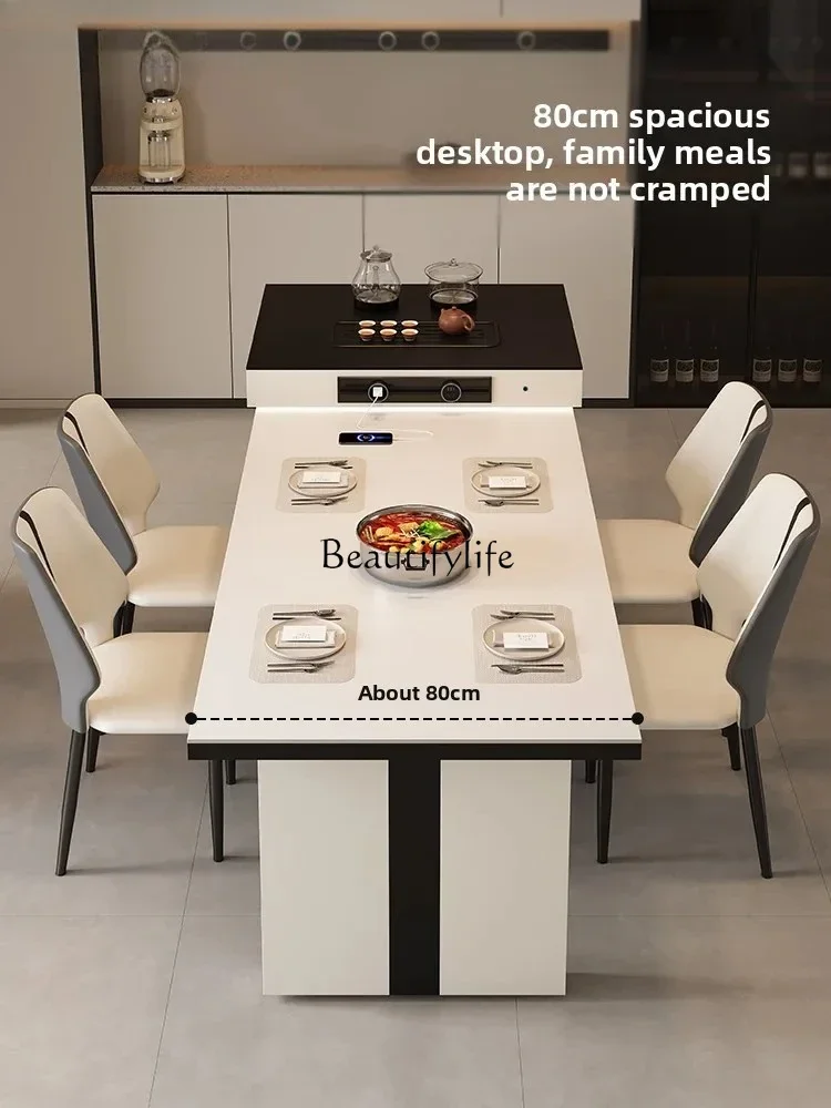 

yj32 остров каменной плиты обеденный стол встроенный небольшой выдвижной обеденный стол для квартиры обеденный стол и стулья