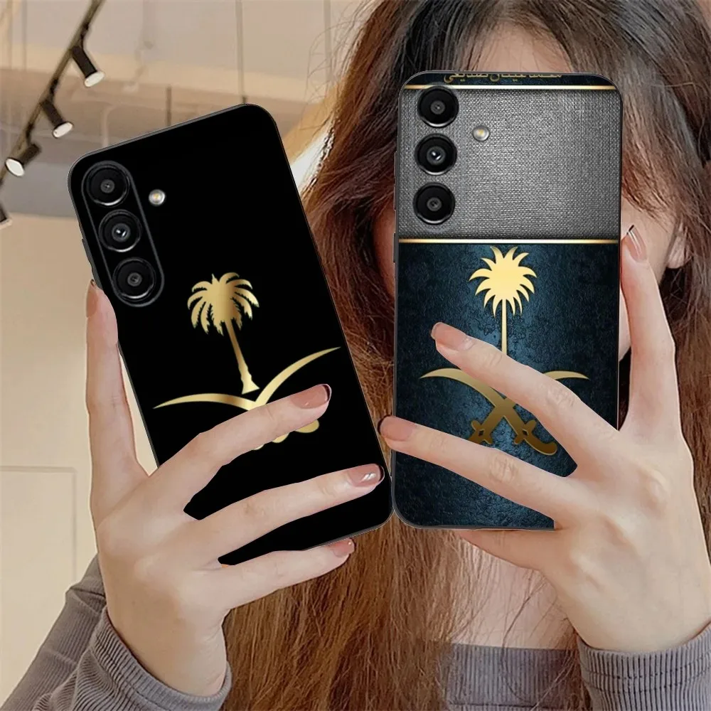 

Kingdom Of Saudi Arabia Flag Phone Case For Samsung S24,S21,S22,S23,S30,Ultra,S20,Plus,Fe,Lite,Note,10,9,5G Black Soft Cover