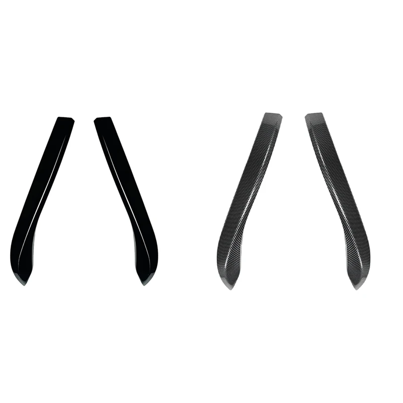 

A05U-Car Front Bumper Spoiler Splitter Cover Fog Light Lip Splitter Grille Trim For Golf 8 Golf MK8 GTI Rline