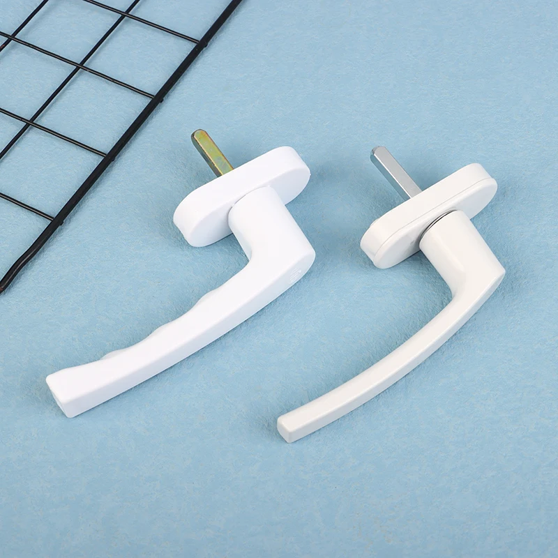 مقبض نقل الباب والنافذة البلاستيكية المعدنية، مقبض دوار للباب والنافذة المنزلقة