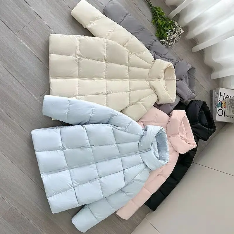 

Новые парки, женская зимняя куртка, пальто средней длины, хлопковая стеганая куртка, женская толстая теплая хлопковая одежда с капюшоном, студенческая свободная куртка