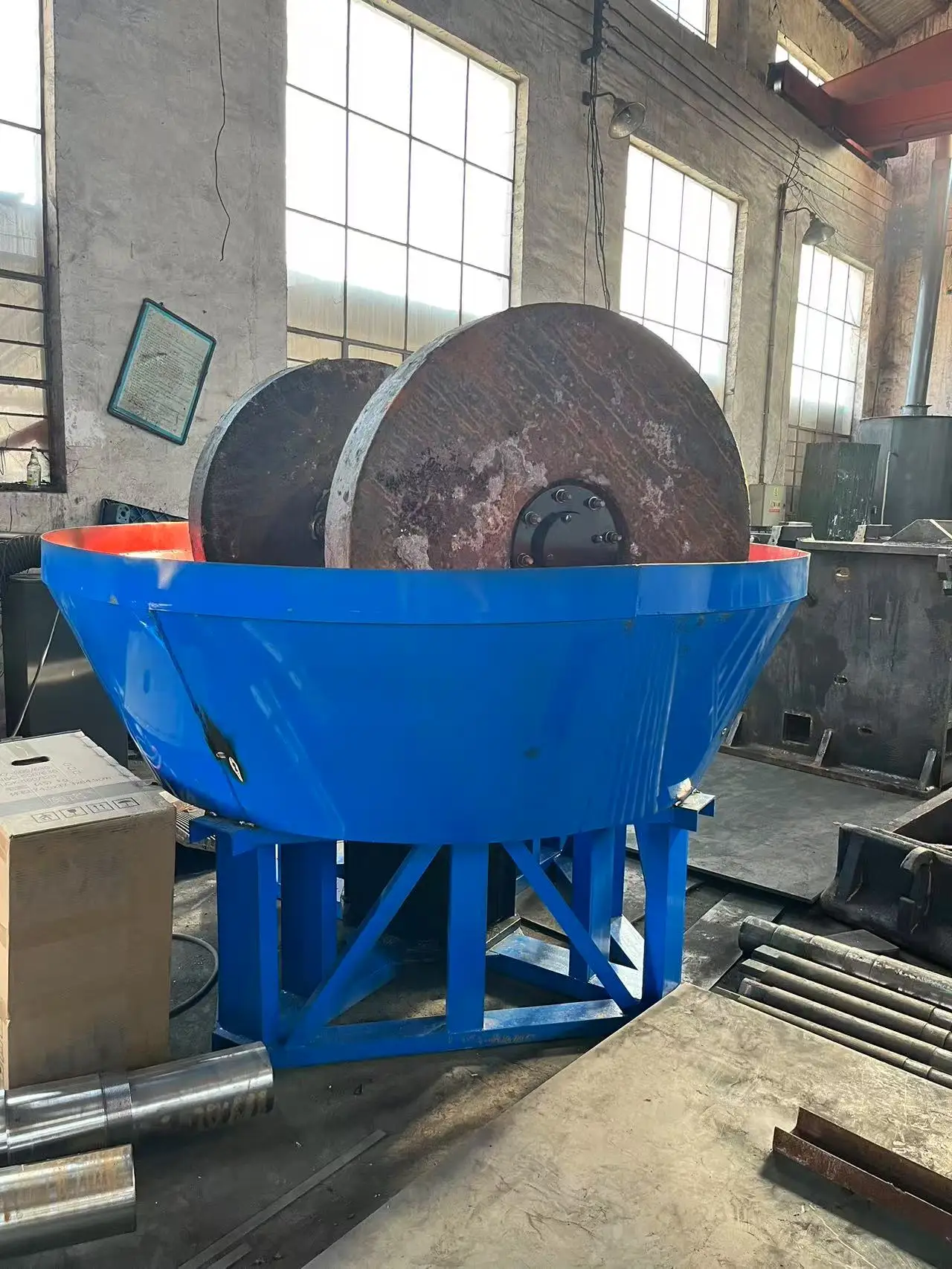 Hot Selling Gold Ore Wet Pan Mill Gold Milling Machine China Wet Pan Mill For Gold