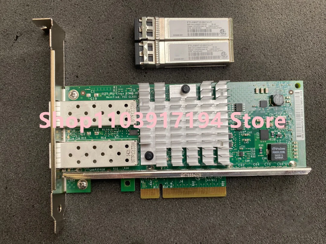 FOR Huawei  ETH CONVERGED NTWK ADPTR X520-SR2 X520-DA2/SR2 E10G42BFSR Dual-port 10G Optical Network Card