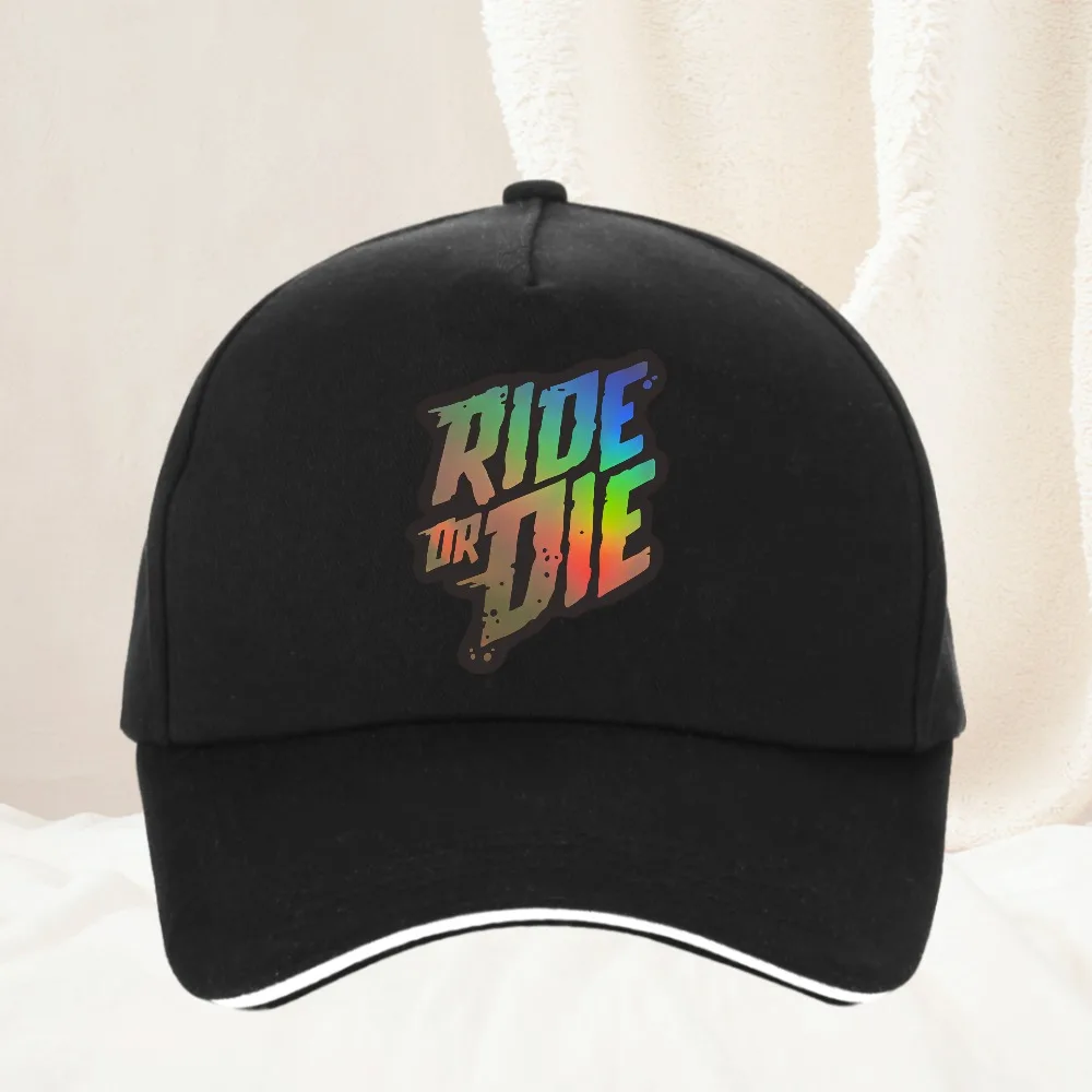

Ride or Die Back Print Cotton hat Fashion Brand Luxury Y2k Baseball Cap Men Women Summer adjustable Snapback hat