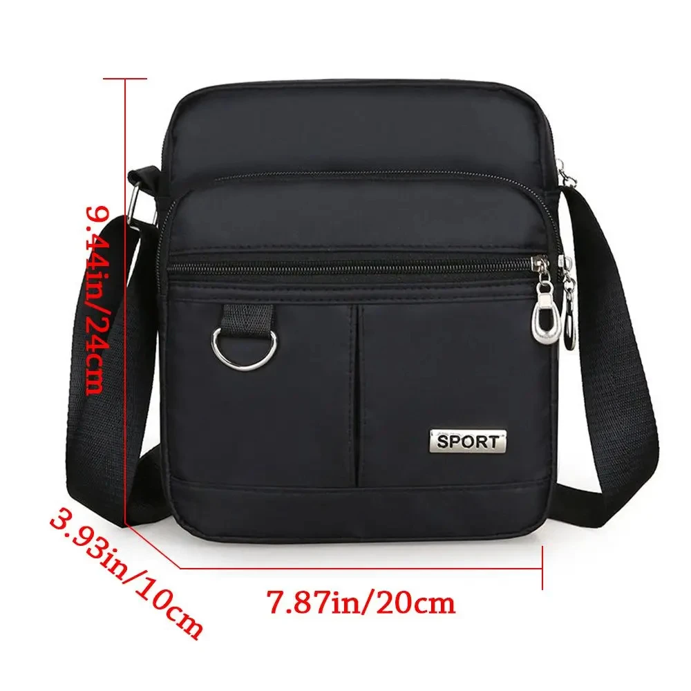 Multi Pocket High-capacity Ladies Nylon Crossbody Bag Cross Body Shoulder Bag Messenger Bag Oxford Flap Handbags