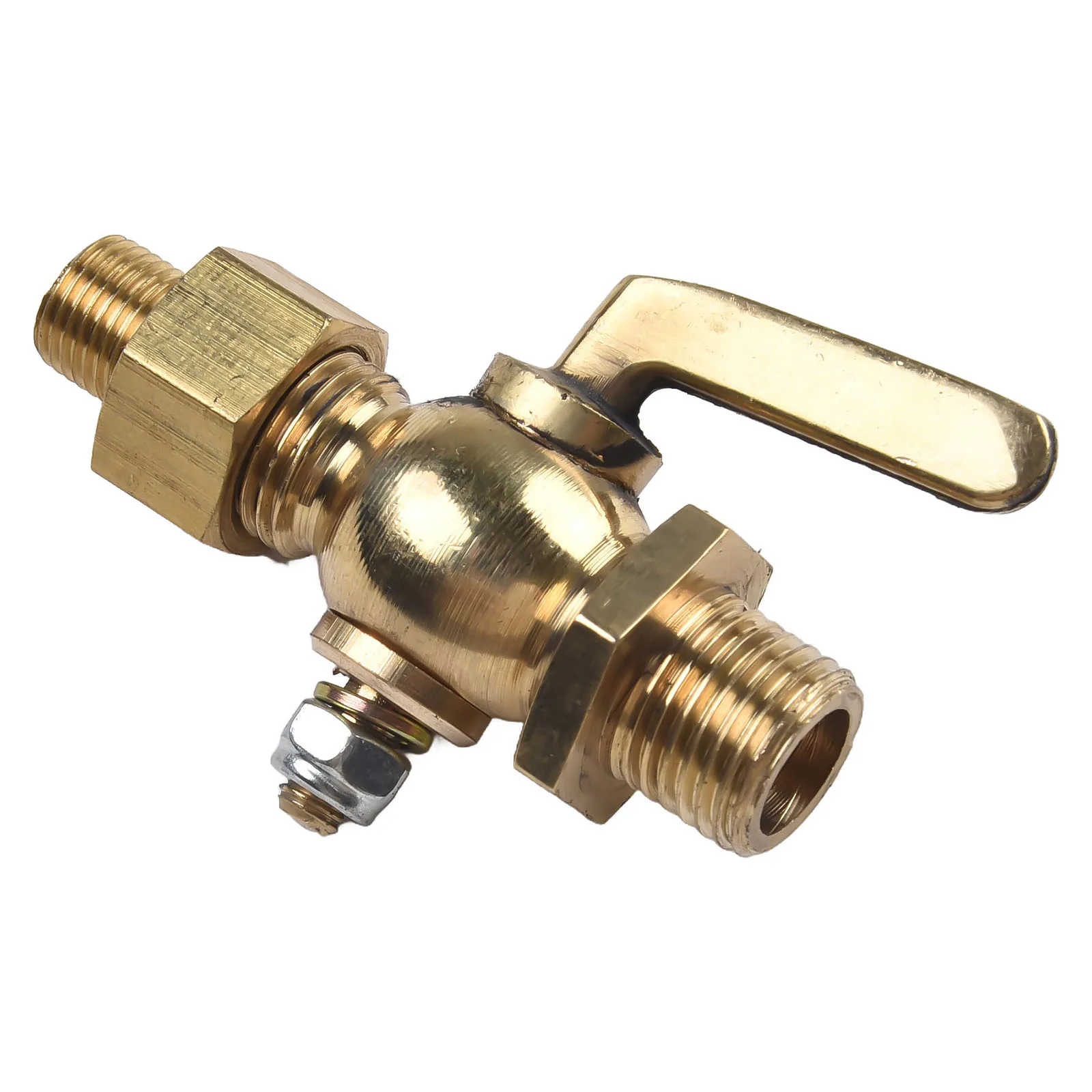 Motorrad Kraftstoff Gas-Öl Wasserhahn G1/4 Messing Benzinhahn 1/8"-1/4" Kraftstoffhahn Geeignet für Vintage Motorräder