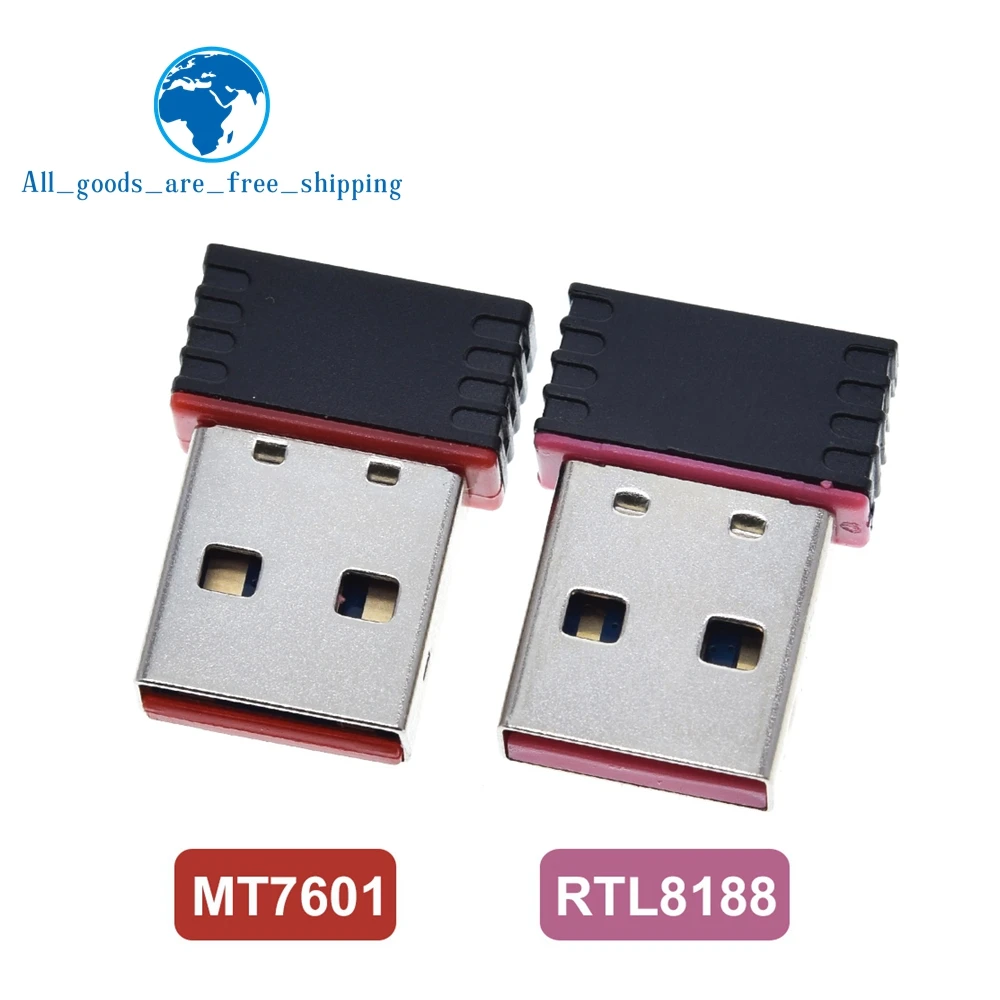 TZT MT7601 Mini USB Wifi Adapter Module 802.11n Antenna 150Mbps USB Wireless Receiver