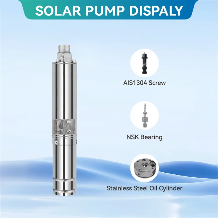 System Solar Borewell Pump Solar Powered Deep Well Pump Kits Factory Custom  Solar Water Well Pump