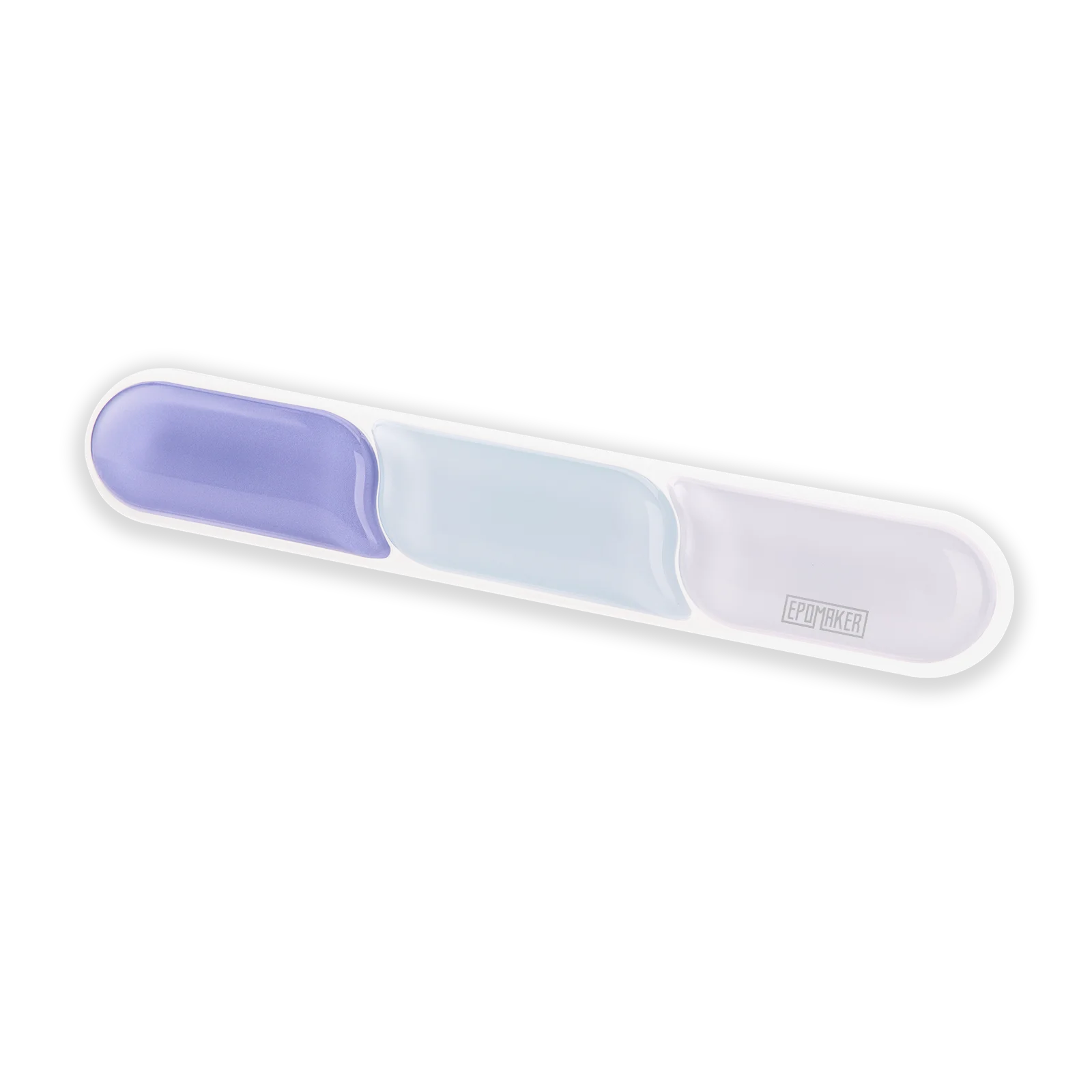 2PCS EPOMAKER CloudGel Waterproof Silicone Wrist Rest(With Logo/Without Logo) for Keyboard & Mouse with Anti-Slip Rubber Bottom view 3