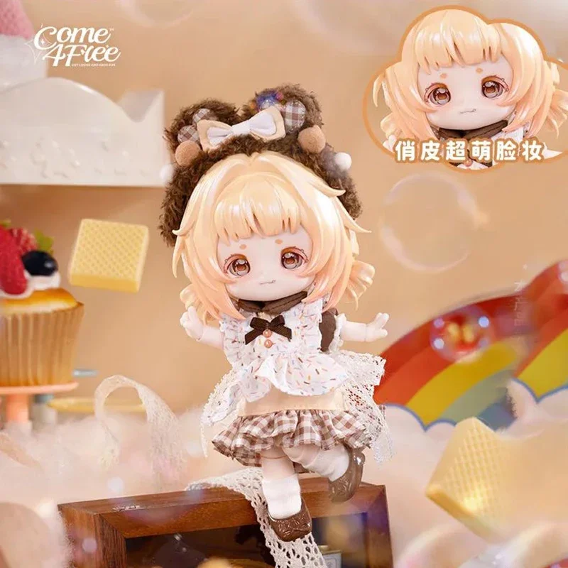 Zestaw Niespodzianek Bonnie Milk Cake Dream Puff Series, Figurki Anime Kawaii, Figurki Akcji, Pudełko Niespodzianka z Losowymi Zawartościami, Prezent dla Dziewczynek