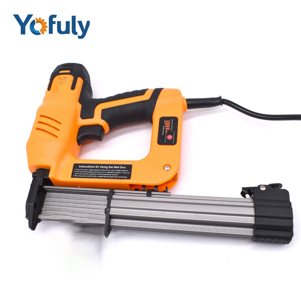 2 in 1 Electric Nailer/Stapler Gun Nails F32/425K Nails Framing Tacker 120V/60H Power Woodworking Tool