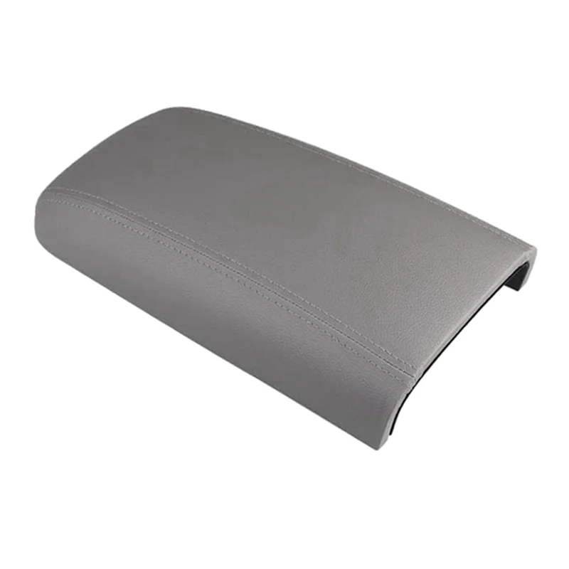 Auto PU Leather Center Console Lid Grey Armrest Cover for Chevrolet Trailblazer Buick Rainier 25998847 25998838