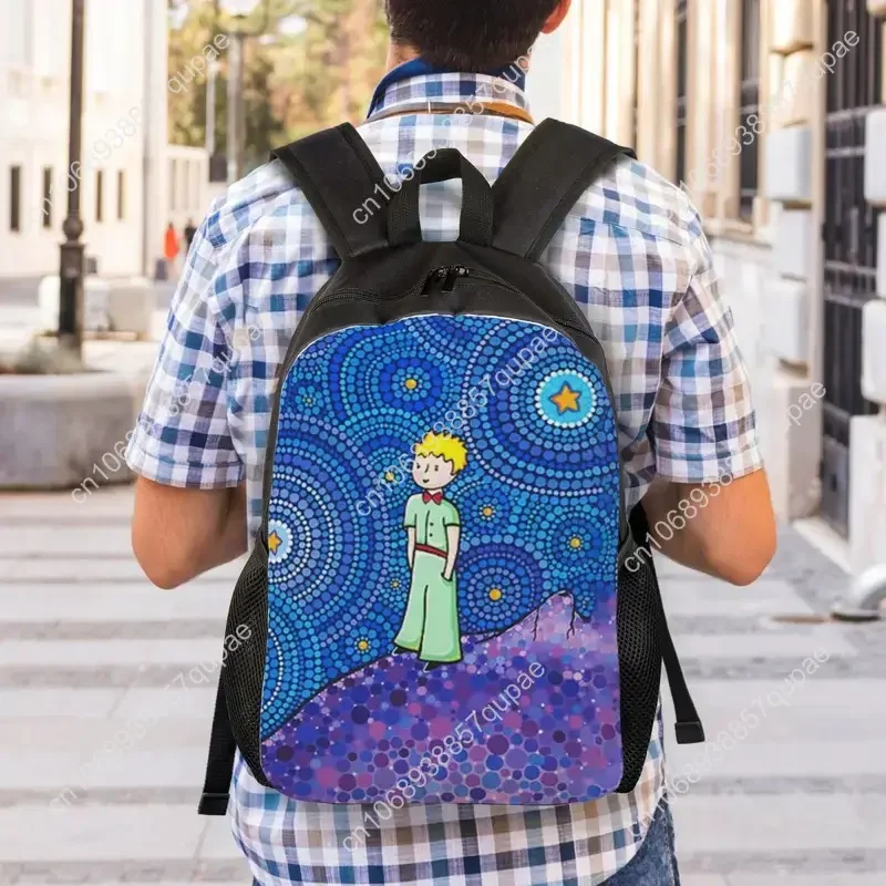 Der kleine Prinz Reiserucksack Damen Herren Schule Computer Büchertasche Le Petit Prince French Fiction College Student Tagesrucksack Taschen