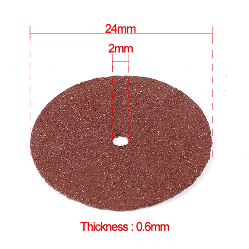 36pcs/set Dremel accessories 24mm Abrasive Disc Cutting Discs Reinforced Cut Off Grinding Wheels Rotary Blade Cuttters Tools