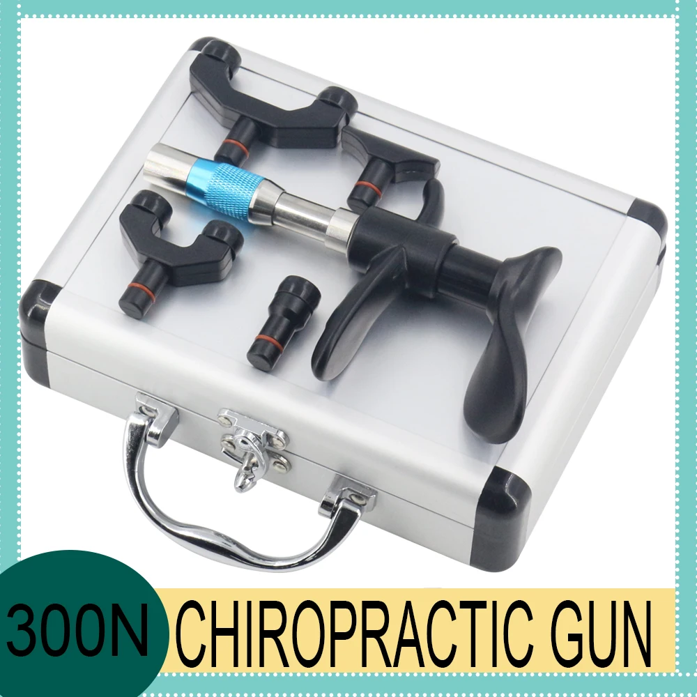 

Chiropractic Adjusting Tool 300N Manual Cervical Correction Massage Gun Adjustable Intensity 10 Levels Body Muscle Relaxation