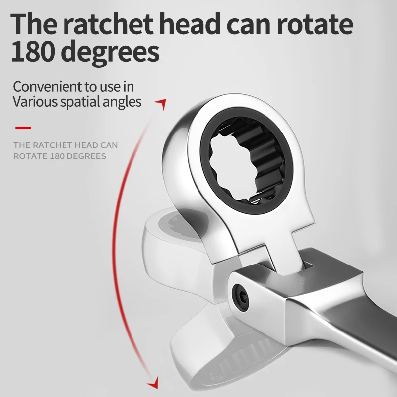 Ключ с храповым механизмом Быстрый ключ Ключ с регулируемой головкой Ручной ключ с храповым механизмом с пупсой