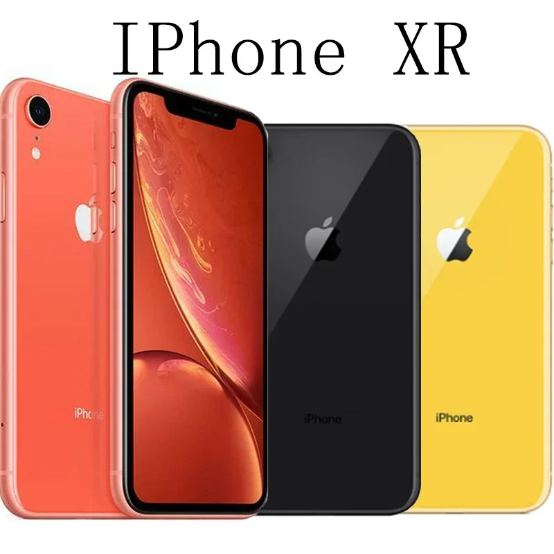 

Original Apple iPhone XR 4G IOS LTE Mobile 6.1" 3GB RAM 64GB/128GB/256GB ROM Smartphone Unlocked 2MP+7MP HexaCore XR Cell Phone