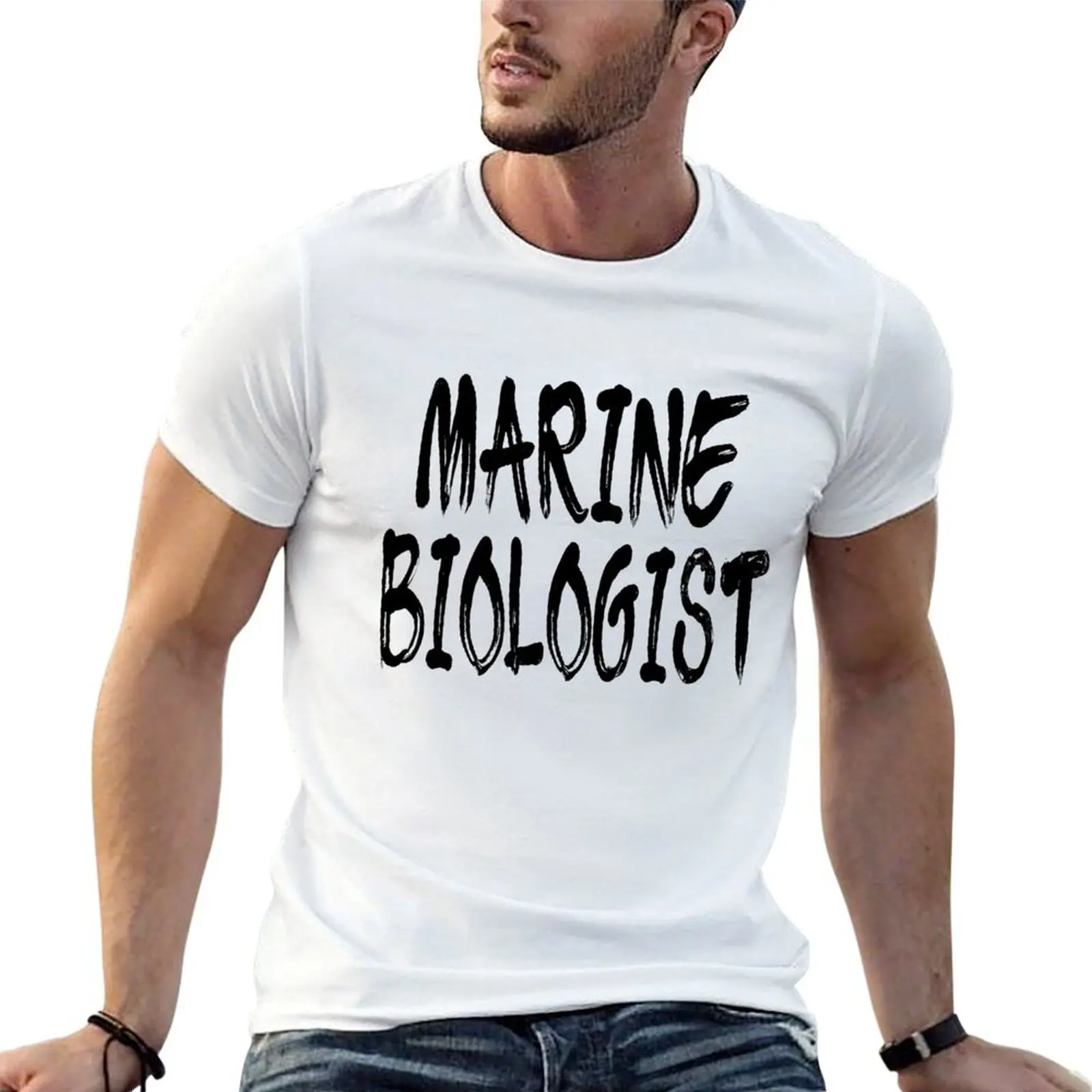 Marine Biologist T-Shirt anime clothes graphic t shirt vintage designer t shirt men