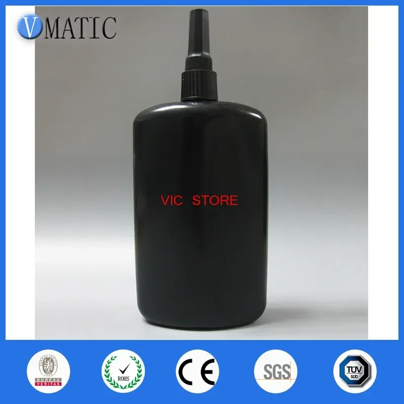 Free Shipping 250cc/ml UV Glue Bottle/ Anaerobic Adhesive Bottle/ Black Soft Glue Bottle (Without Including The Glue)