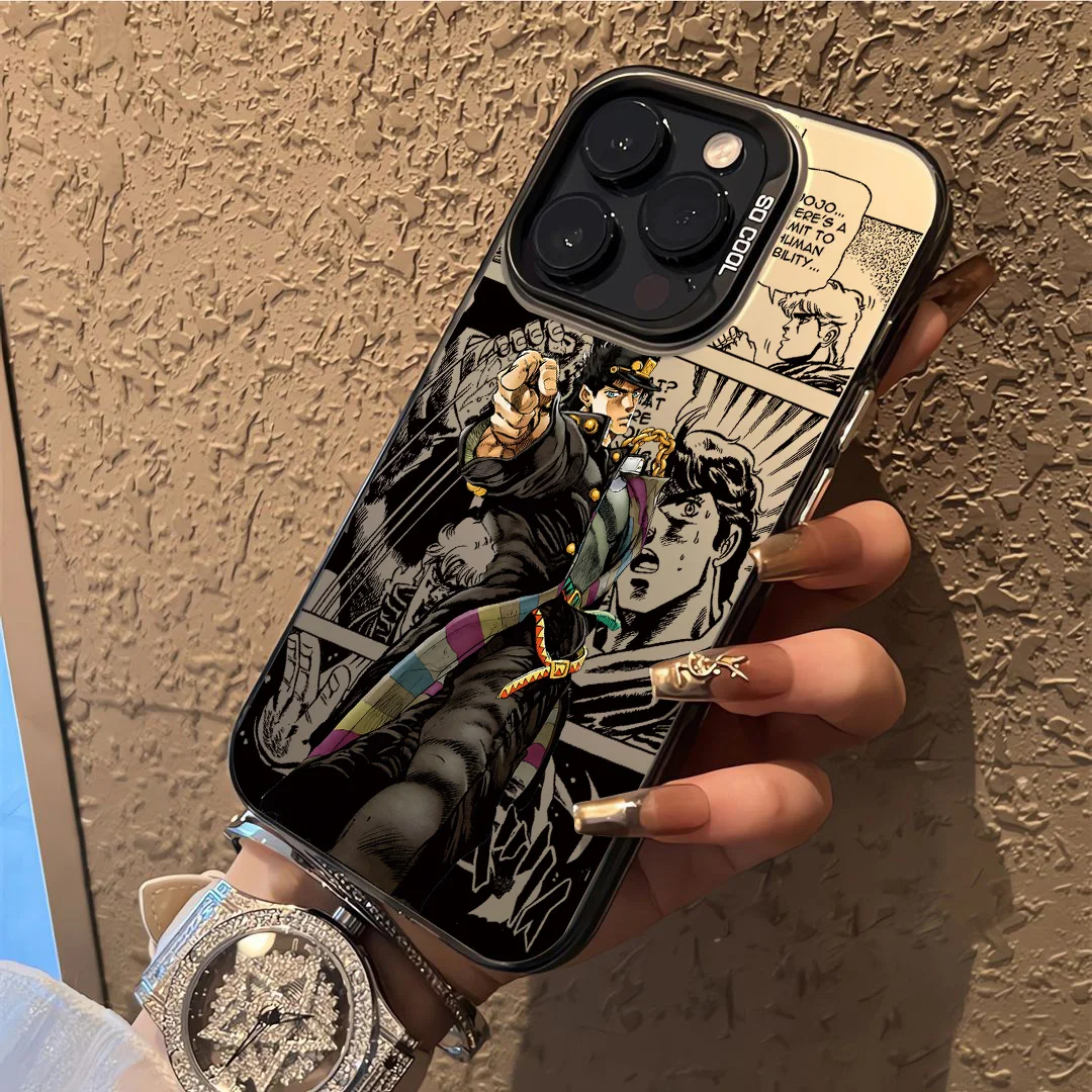 أنيمي جوجوس غريب مغامرات جراب هاتف آيفون 17 16e 16 15 14 13 12 11 Mini Pro Max X XR XSMAX 8 7 Air Plus الغطاء الخلفي #6