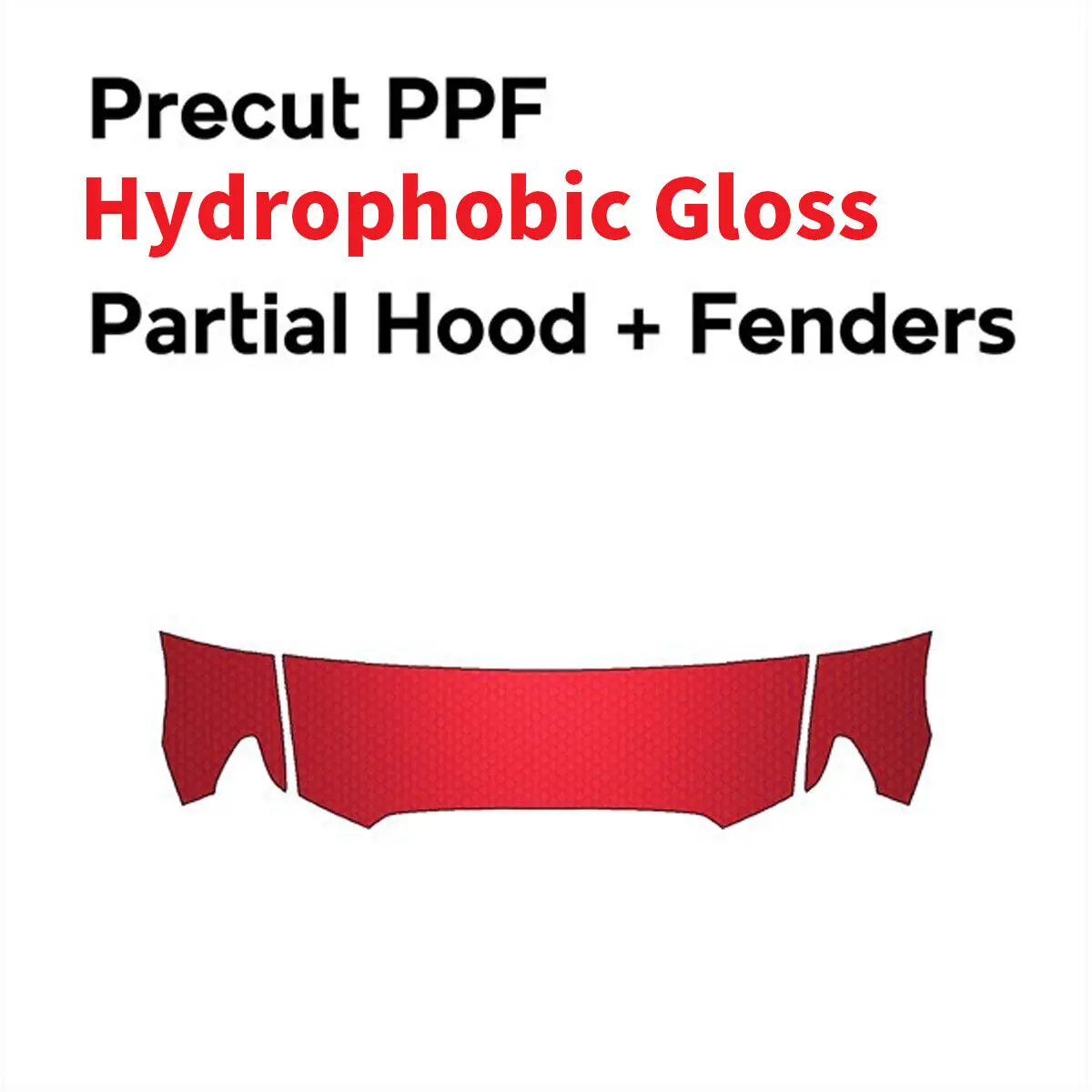 

Partial Hood Fenders Mirrors PreCut PPF Paint Protection Film DIY Clear Bra Kit for Toyota Sequoia 2008-2017