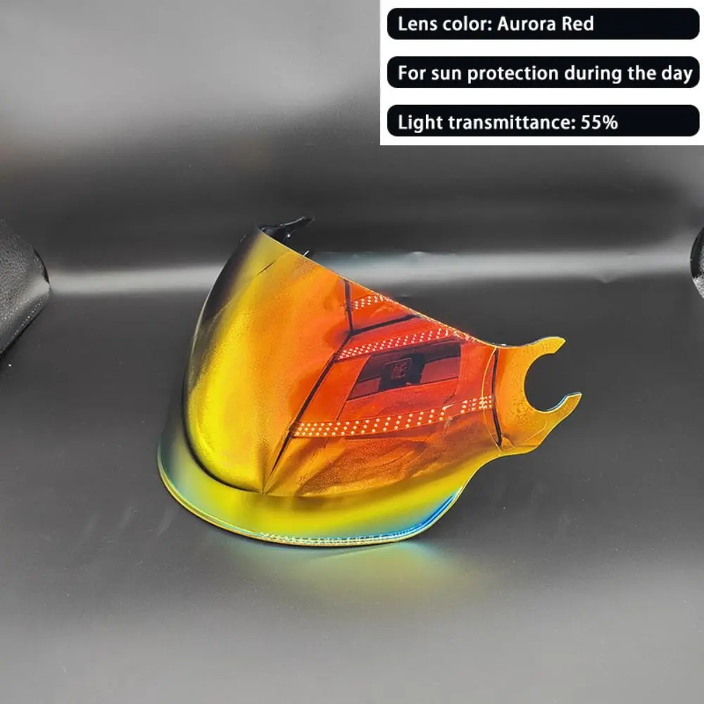 OF562 Windproof LS2 Helmet Visor Helmet Parts Day&Night Visor Accessories UV Protection Scratch-resistant UV Plating Lens