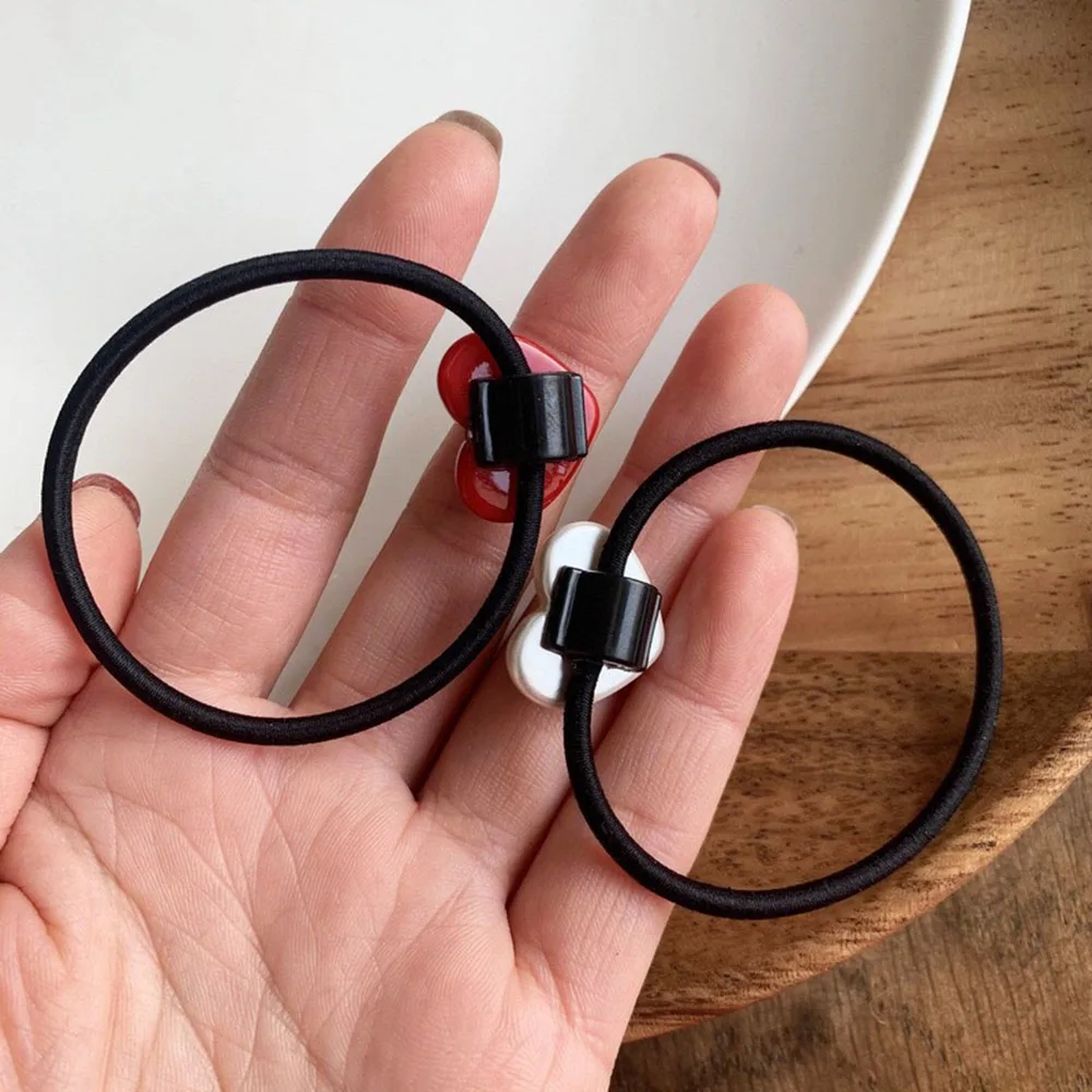 1 шт., резинки для волос в форме сердца