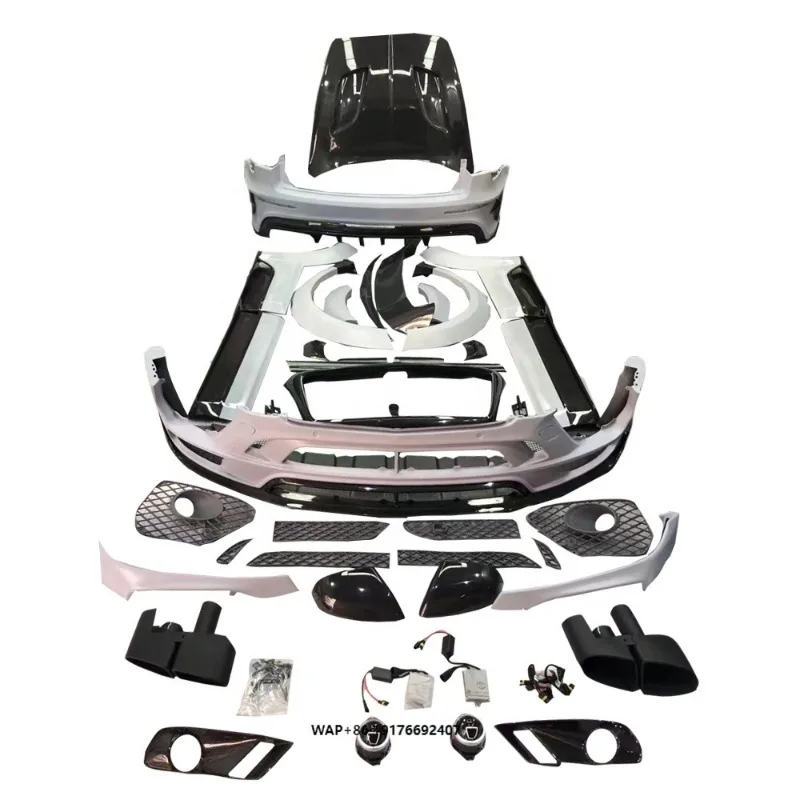 Carbon Fiber Mix Fiberglass Car Bumper Engine Cover Body Kit for  Bentayga Restyling Msy Style Bodykit
