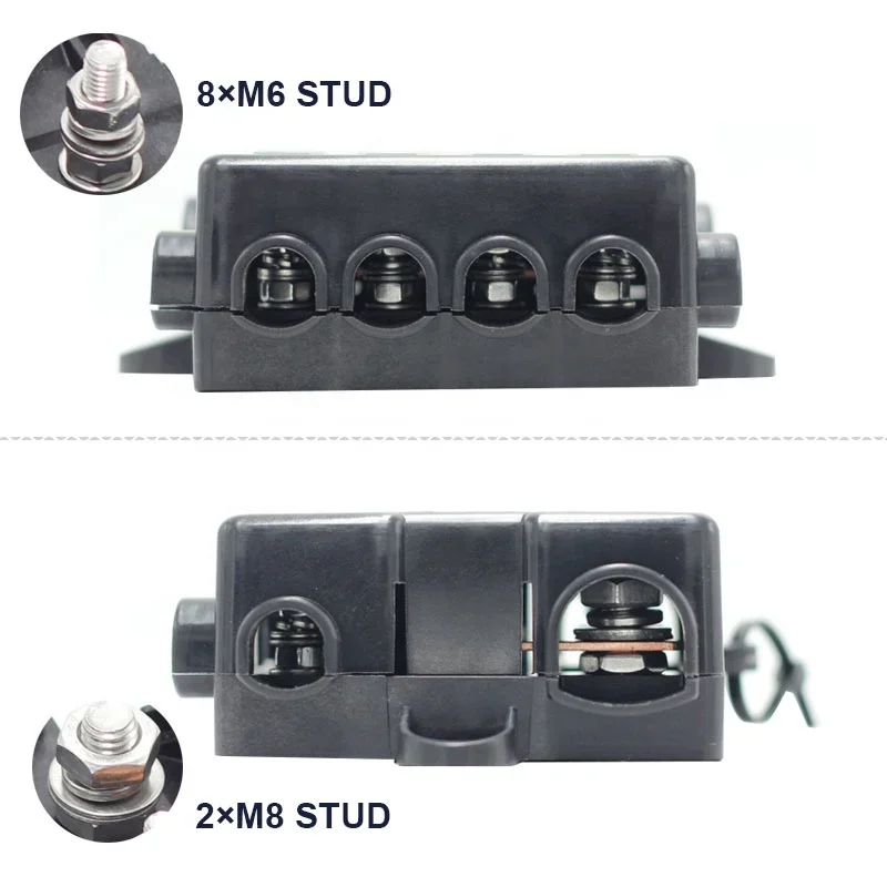 Power Distribution Busbar 5 Ways MIDI Way MEGA Holder Fuse Box for Car Automotive Boat