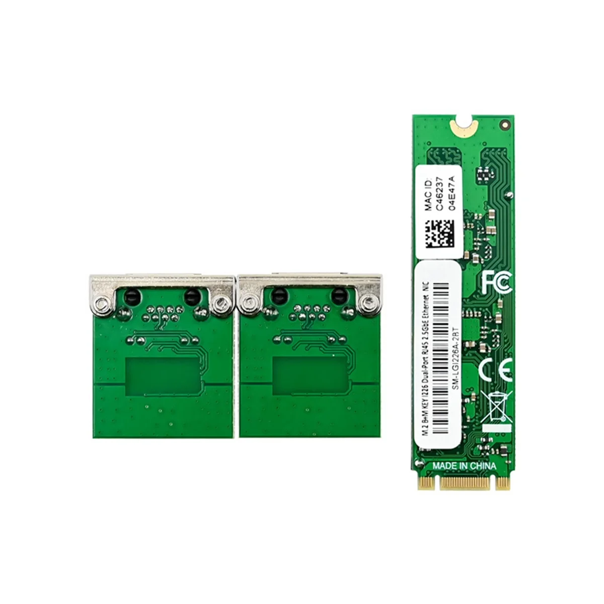 

# 026Z ST7465 M.2 B+M I226-T2 Гигабитная Ethernet-карта промышленного класса 2,5G I225V PCIE Сетевая карта с двумя электрическими портами (PCB)