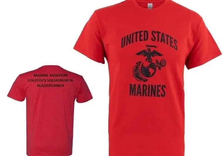 Marine Aviation Logistics Squadron 36 Marines 2 Sided Officially Licensed