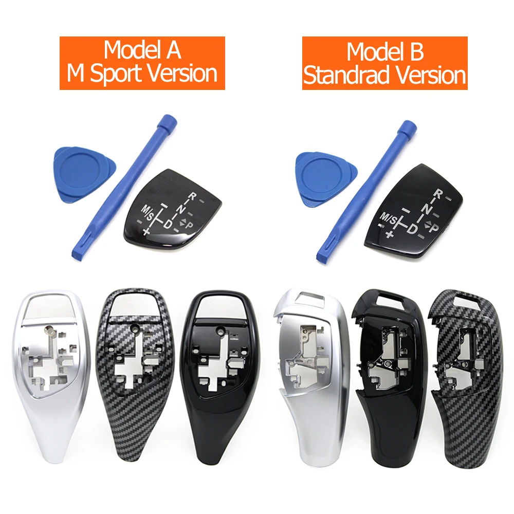 Car Gear Shift Knob Lever Panel Cover For BMW F Chassis 1 2 3 5 7 Series X1 X3 X4 M3 M5 F10 F11 F20 F21 F22 F30 F31 F01 F07 F25
