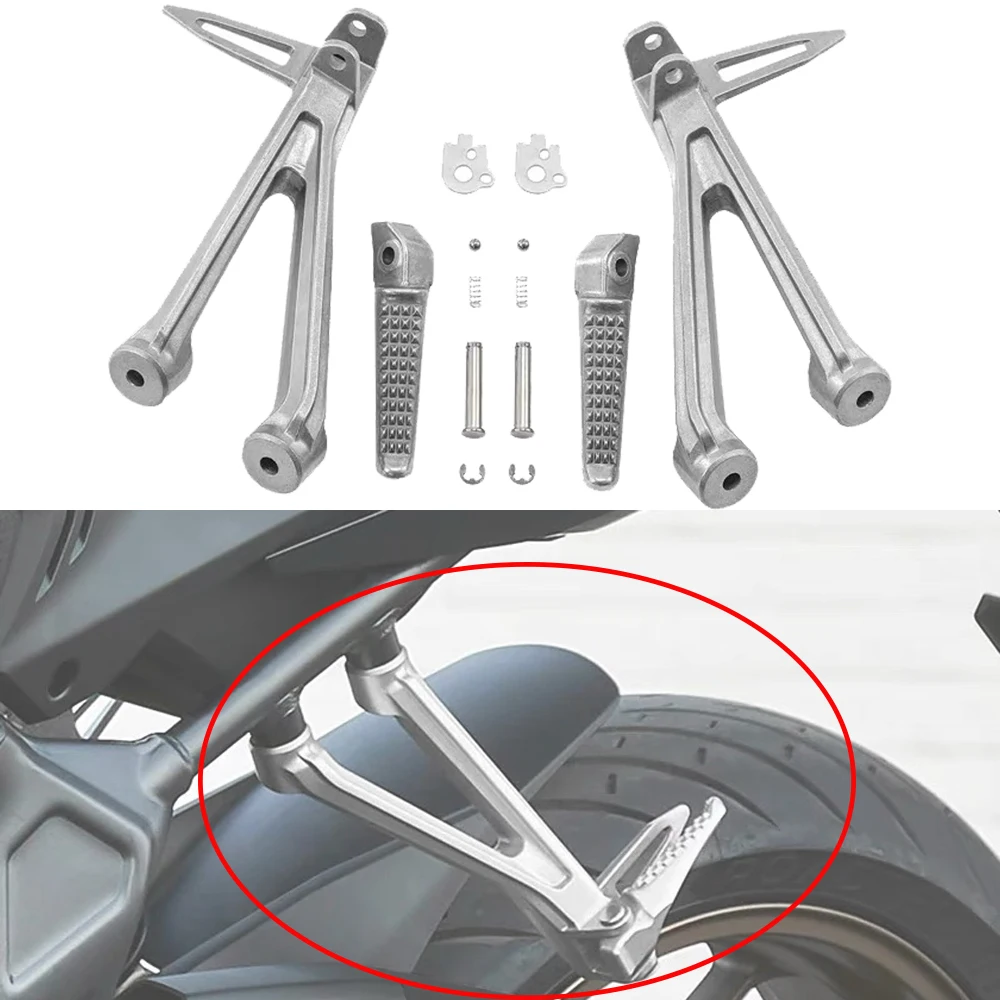 

1set Motorcycle Accessories Rear Passenger Foot Pegs Bracket For Honda CB650R CBR650R 2019-2023