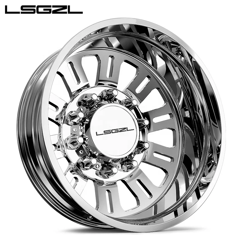 Polishing Custom  Dually for RAM ford 8/10 Holes 8x180 8x200 8x165.110x225 22 24 26 28 30 Inch Wheel Rim