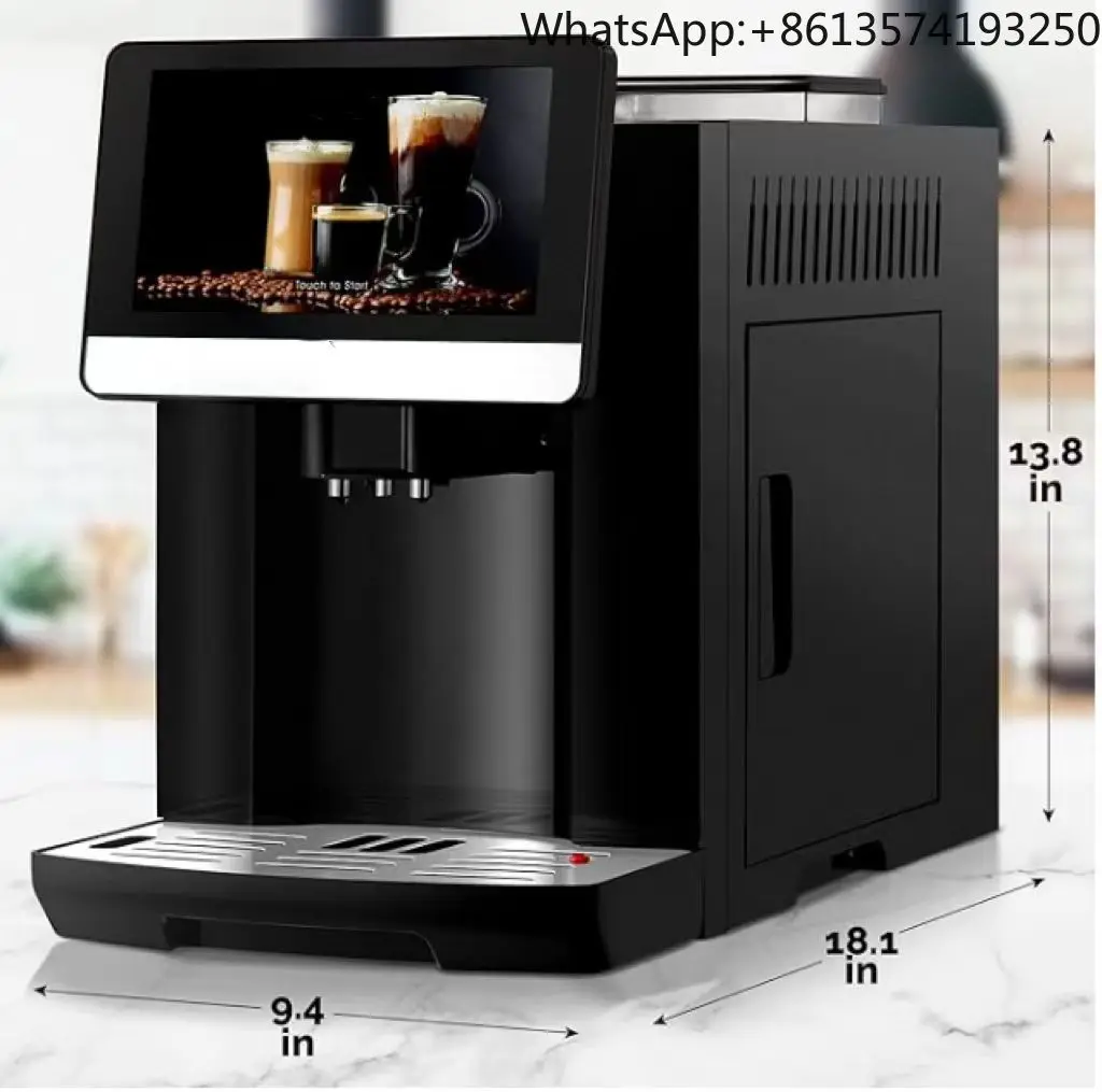 

Super Automatic Coffee Maker 19 Kind Automatic Cleaning Milk Foam System Electric Power Source