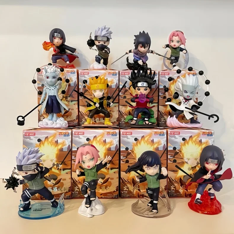 Echte POPMART Naruto Fourth Great Ninja War Blind Box Anime Sammler-Actionfigur Naruto Uzumaki Dekoration Weihnachtsgeschenk – Detail 1