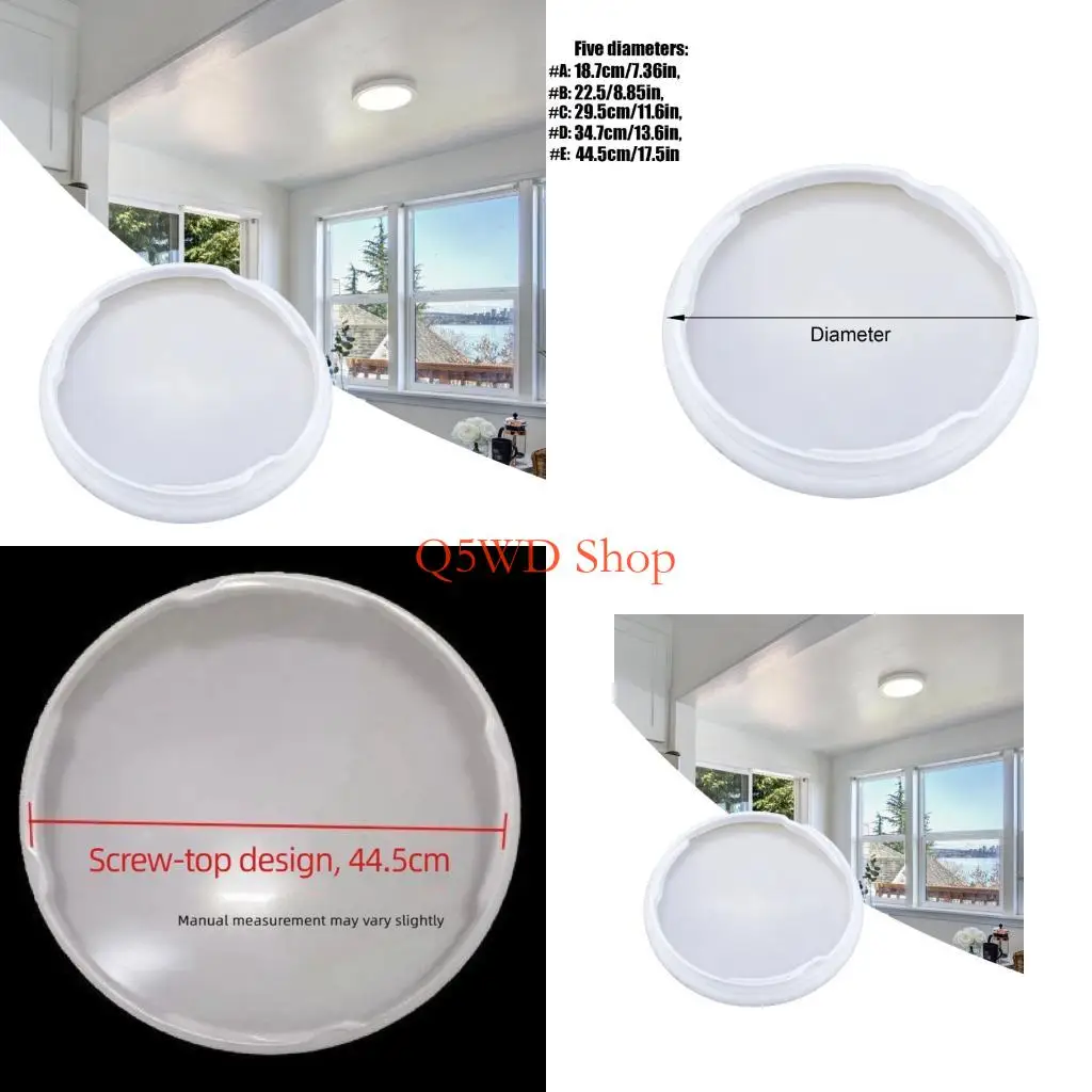Q5WD Minimalist Round Ceiling Light Shade Uniform Perfect for Bedroom
