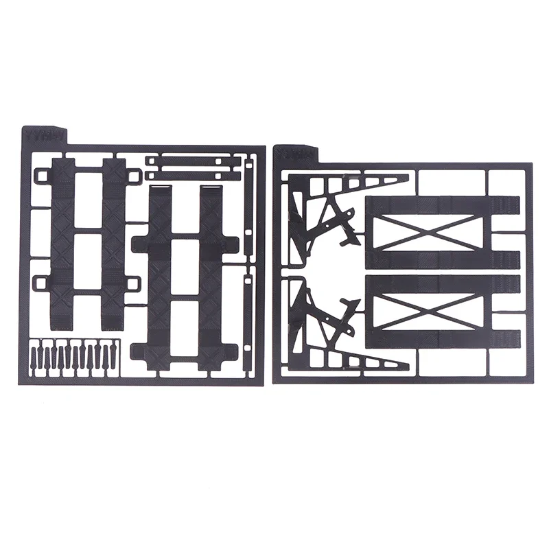 

1 комплект, двухъярусная модель парковочной рамы для автомобиля из сплава 1/64, игрушечный автомобиль с 3D принтом, гаражная стойка, украшение сцены, сборные детали