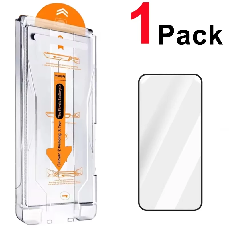 1-4PCS Screen Protector For Samsung S26 Ultra S25 Ultra S26 S23 Plus S24 S22 S20 FE A73 S25 S23 HD Easy Intalling Tempered Glass