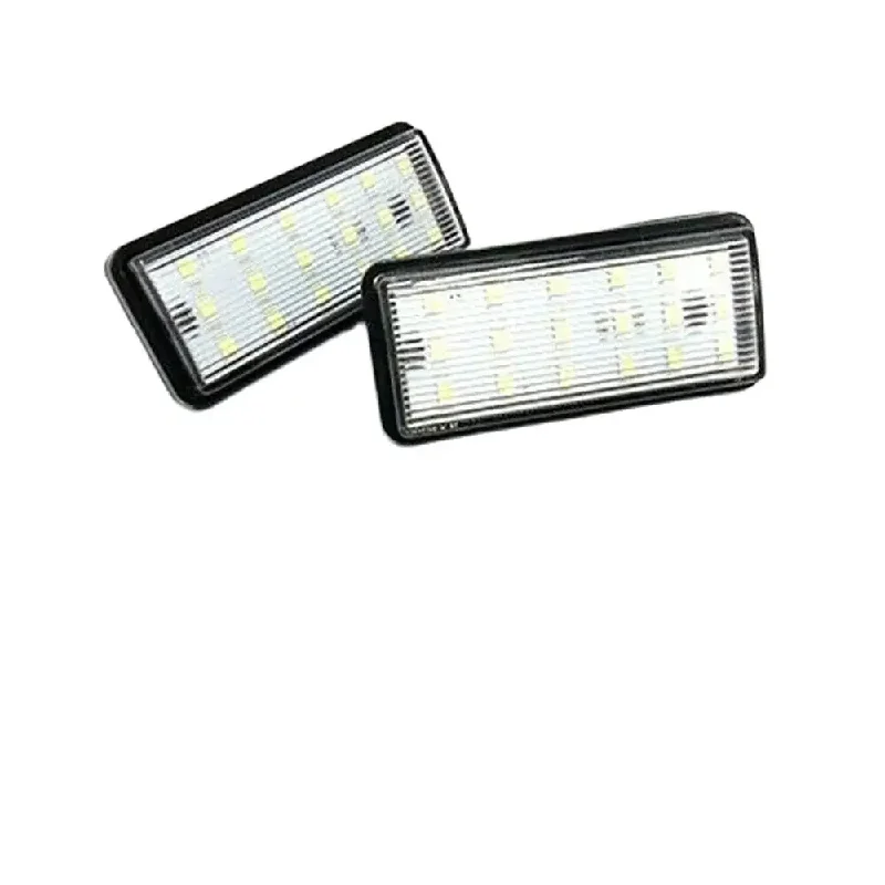 

NEW GENUINE TOYOTA LAND CRUISER GX470 LX470 REAR LICENSE PLATE LIGHT LENS 2PCS OEM 81271-60332