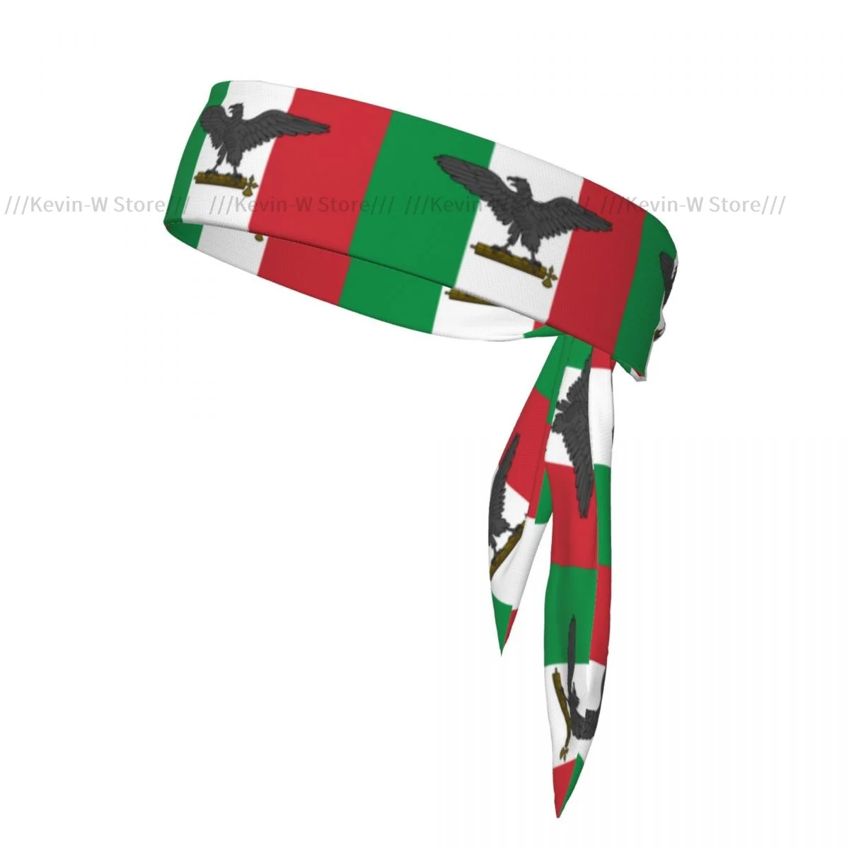 Head Tie Sports Headband War Flag Of The Italian Social Republic Athlete Sweatbands Head Wrap For Working Out Running Yoga