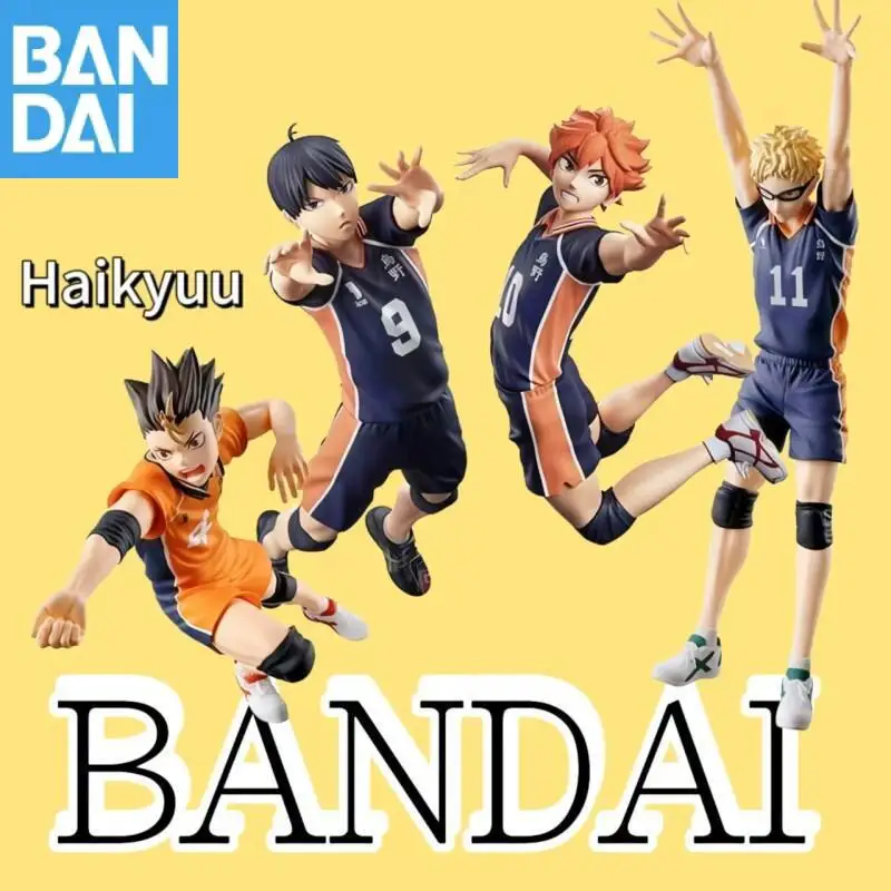 

Bandai Haikyuu Pozing Фигурка HinataShoyo TobioKageyama YuNishinoya KeiTsukishima Аниме Фигурка Модель Коллекционная Игрушка Подарки