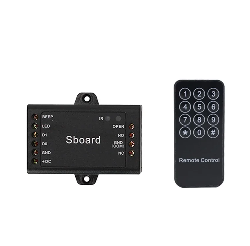 NF Sboard Mini Single Door Controller Single Dual Door Access Controller Connect with Any Keypad Reader Wiegand 26~37 Bits Outpu