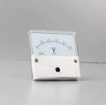 DH-80 AC 10V 20V 30V 50V 75V 100V 150V 200V 250V 300V Square Analog Panel Volt Meter Voltmeter Gauge