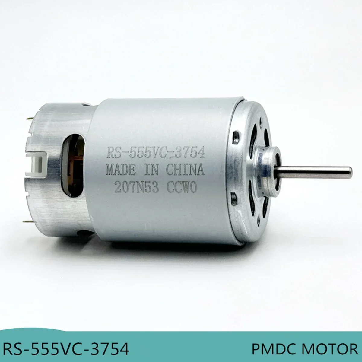 Mini RS-555VC-3754 คาร์บอนแปรงไฟฟ้ามอเตอร์ DC 6V 12V 24V 9000RPM Strong แม่เหล็กแรงบิดขนาดใหญ่เพลายาวสําหรับสวนเครื่องมือ