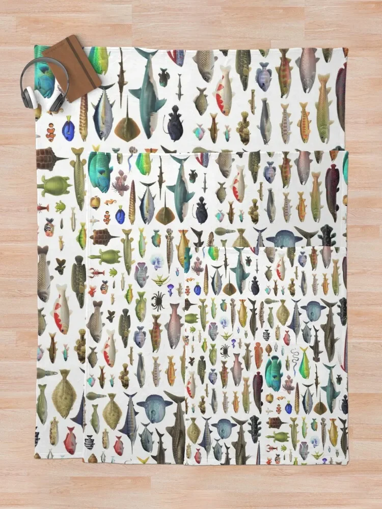 بطانية رمي All FISH N STUFF Critterpedia للطفل