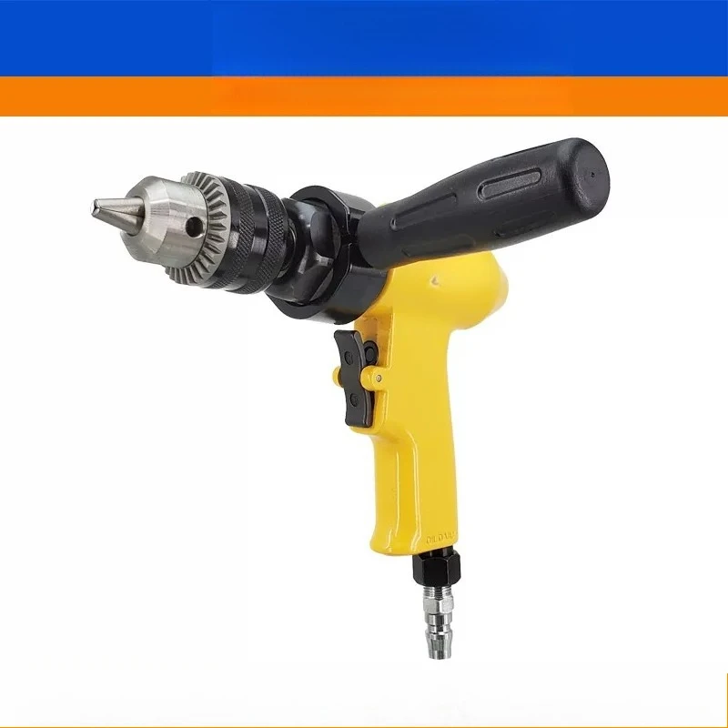 AT-4042 High-Power Pneumatic Drill, Forward and Reverse Thread Cleaning and Tapping Machine, 13MM Pneumatic Manual Drill