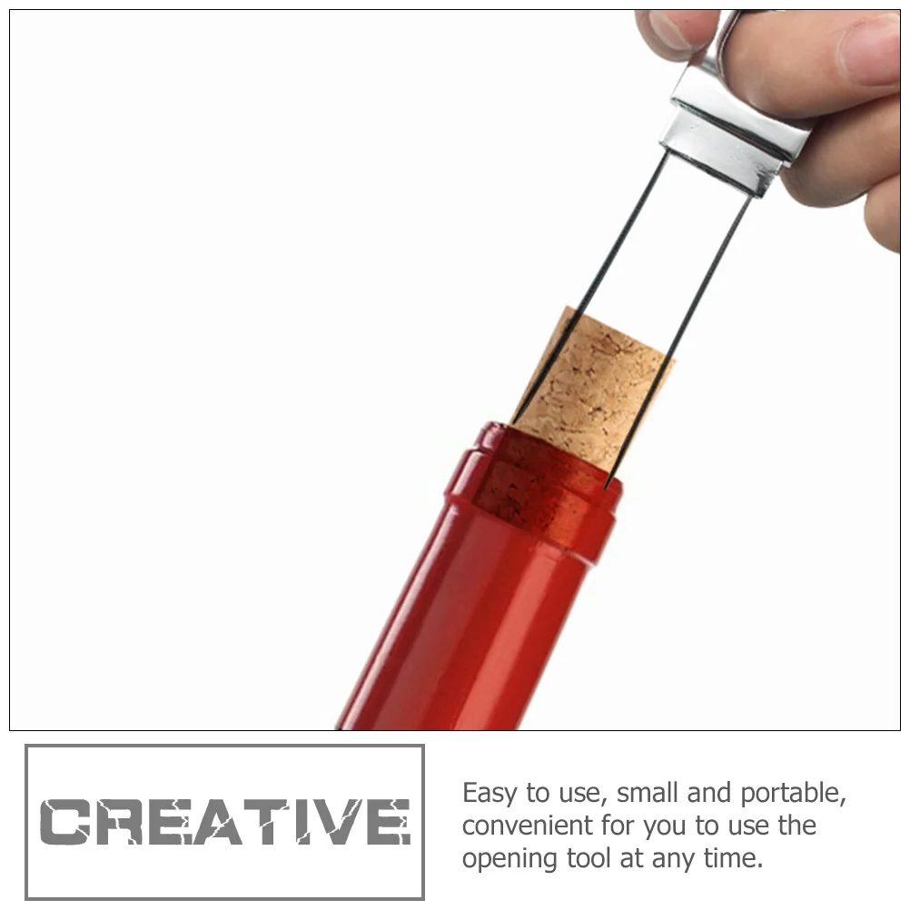 

Wine Bottle Opener Metal Multi-Functional Portable Lightweight Beer Caps Lifter Red Wine Opening Tool Manual Beverage Opener