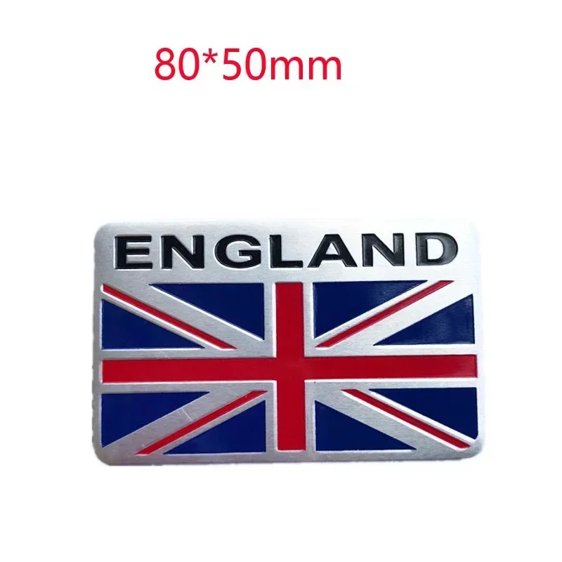 QA 3D Aluminum Car UK United Kingdom ENGLAND National Flag Map Emblem Sticker Auto Fender Side Rear Trunk Decal Badge Decoration