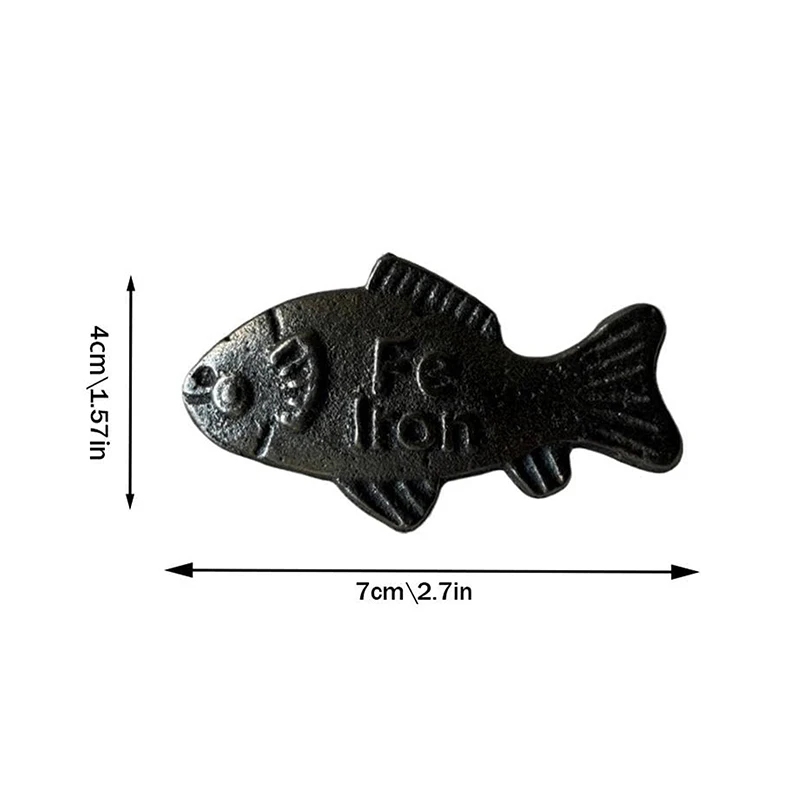 Outil de cuisson en fer pour poissons et oiseaux – Complément de fer naturel pour les repas, outil d